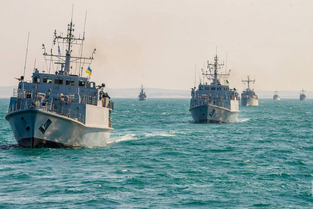 Ukrainian minehunters during the Sea Breeze 2026 international exercises, July 2026.