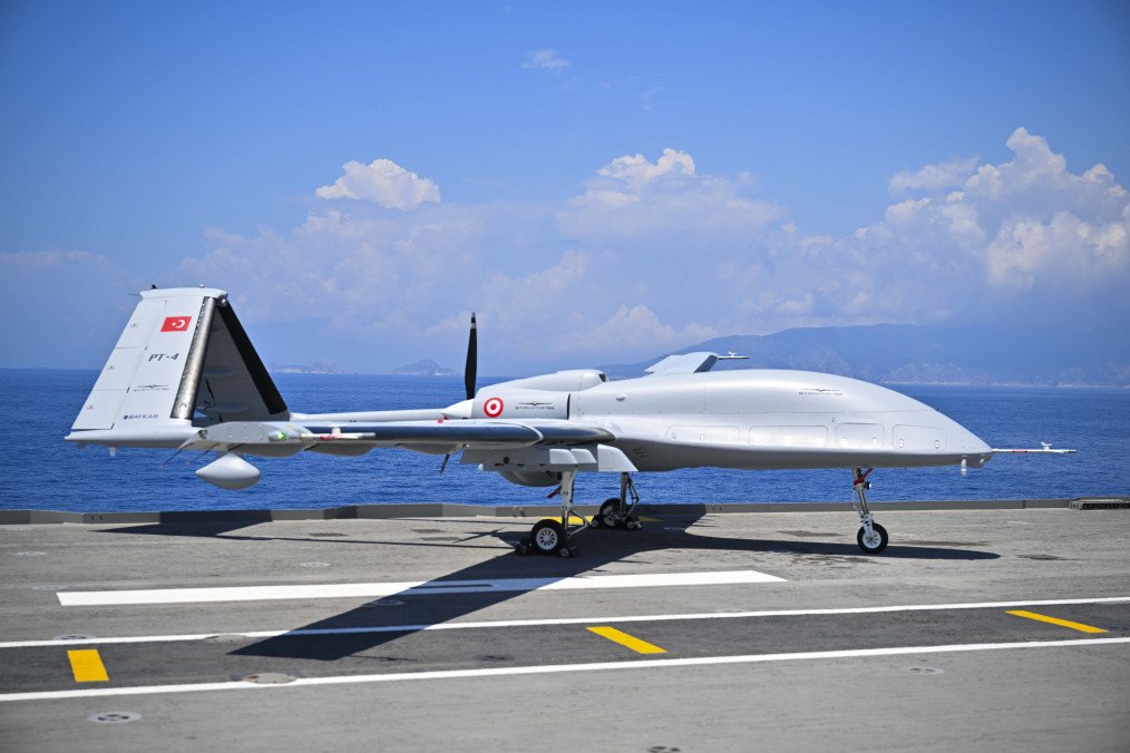 Bayraktar TB3, the first armed unmanned aerial vehicle (Source: Getty Images)