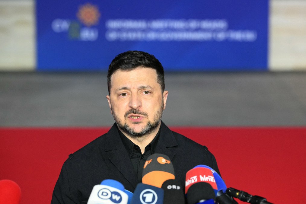 Ukraine Bolsters Diplomatic Efforts Amid Concern Over Belarus-Led Escalation Risks Ukraine's President Volodymyr Zelenskyy. (Source: Getty Images)