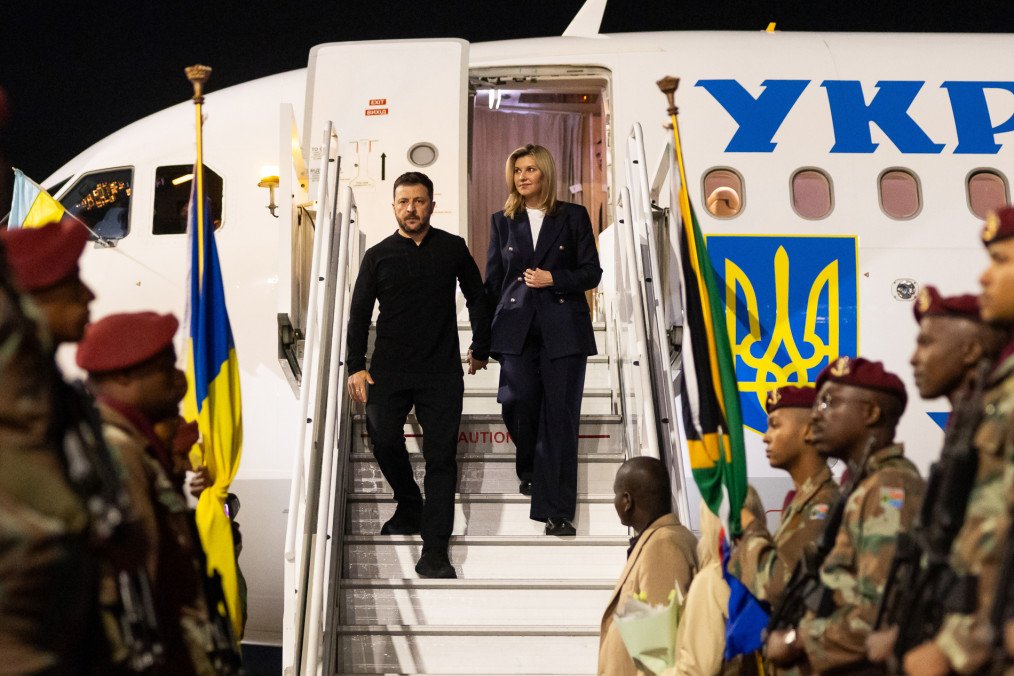 Zelenskyy Cuts South African Visit Short After Massive Russian Missile Strikes on Ukraine Zelenskyy Cuts South African Visit Short After Massive Russian Missile Strikes on Ukraine