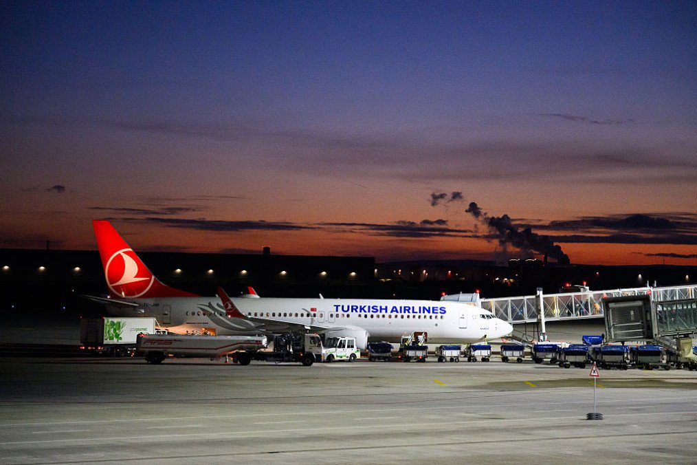 A Turkish Airlines plane-flight TK1555 from Istanbul to Hanover stands on arrival at Hanover airport, Germany. (Source: Getty Images) A Turkish Airlines plane-flight TK1555 from Istanbul to Hanover stands on arrival at Hanover airport, Germany. (Source: Getty Images)