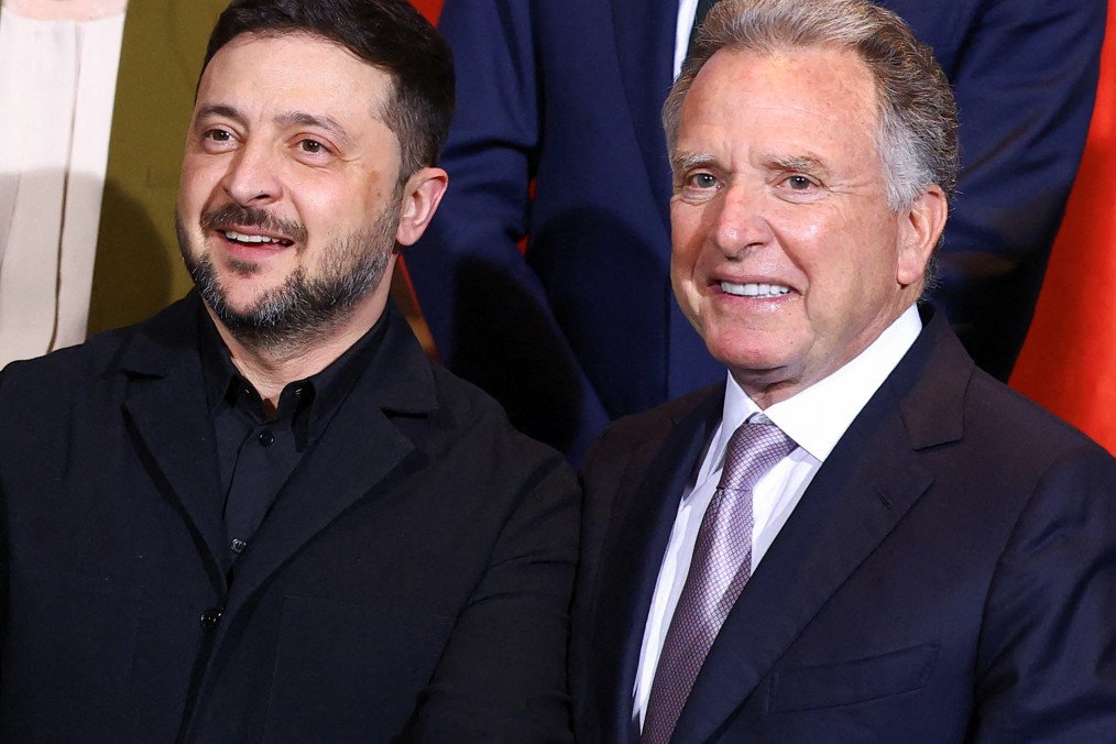 Ukrainian President Volodymyr Zelenskyy and US special envoy Steve Witkoff. (Source: Getty Images)