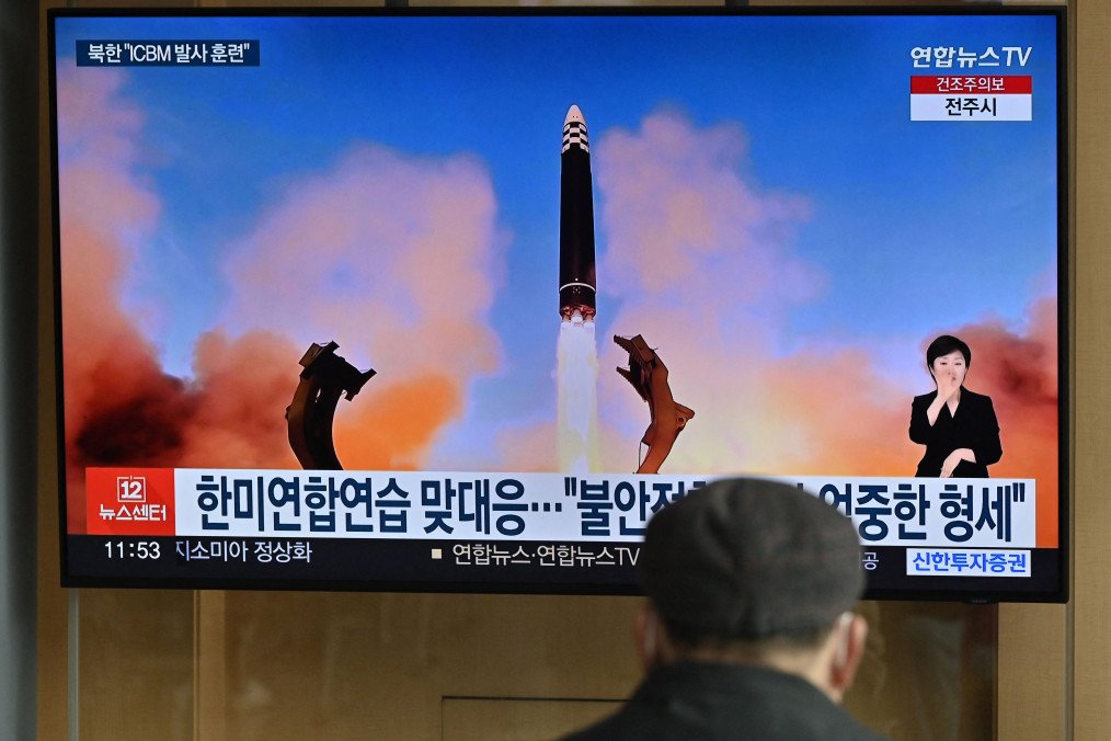 North Korea Launches New Intercontinental Ballistic Missile, Reaching Record Altitude and Duration