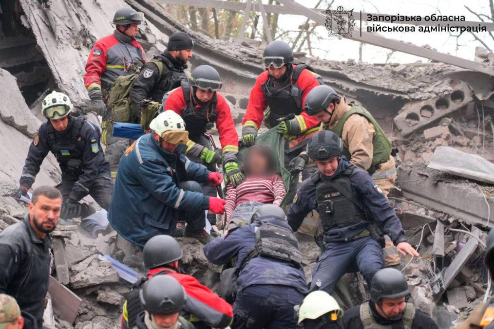 Russian Strike Hits Kindergarten in Zaporizhzhia, Leaves at Least 15 Civilians Injured and Kills 3