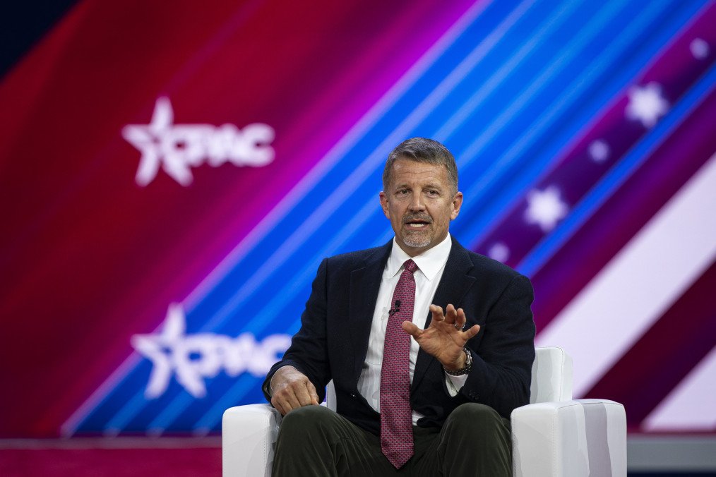 Erik Prince, founder of Blackwater, speaks during the Conservative Political Action Conference (CPAC) in National Harbor, Maryland, on March 4, 2023. (Source: Getty Images) Erik Prince, founder of Blackwater, speaks during the Conservative Political Action Conference (CPAC) in National Harbor, Maryland, on March 4, 2023. (Source: Getty Images)