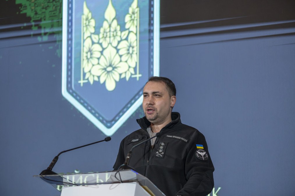 Ukrainian intelligence chief Kyrylo Budanov speaks at the Second Military Prayer Breakfast on Armed Forces Day at Kyiv-Pechersk Lavra, attended by President Zelenskyy, senior commanders, clergy, and honored guests. (Source: Getty Images) Ukrainian intelligence chief Kyrylo Budanov speaks at the Second Military Prayer Breakfast on Armed Forces Day at Kyiv-Pechersk Lavra, attended by President Zelenskyy, senior commanders, clergy, and honored guests. (Source: Getty Images)