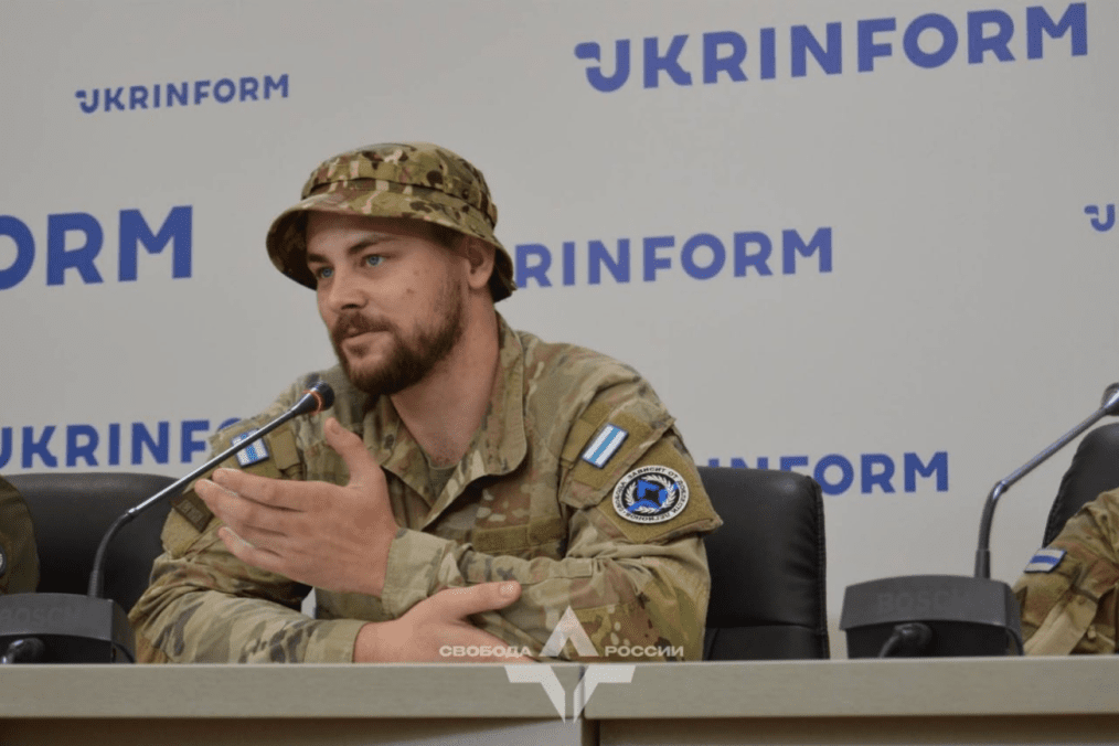 A former Russian Navy sailor now serving in the Freedom of Russia Legion, fighting alongside Ukraine under the call sign Goga.