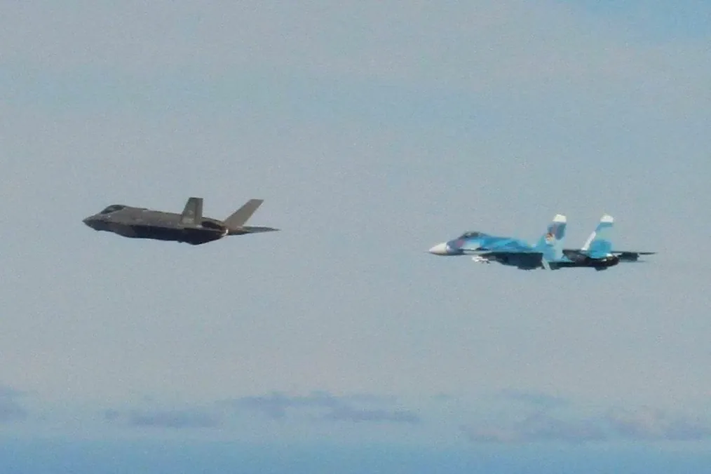 Italian F-35s Scramble for First-Ever Baltic Intercept, Confront Russian Jets Near NATO Airspace