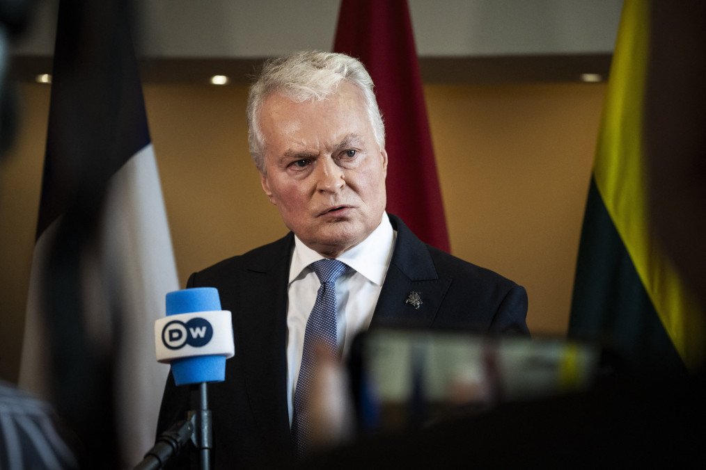 Lithuania’s President Signals Russia May Be Sending Drones to Destabilize NATO’s Eastern Flank Lithuanian President Gitanas Nausėda. (Source: Getty Images)