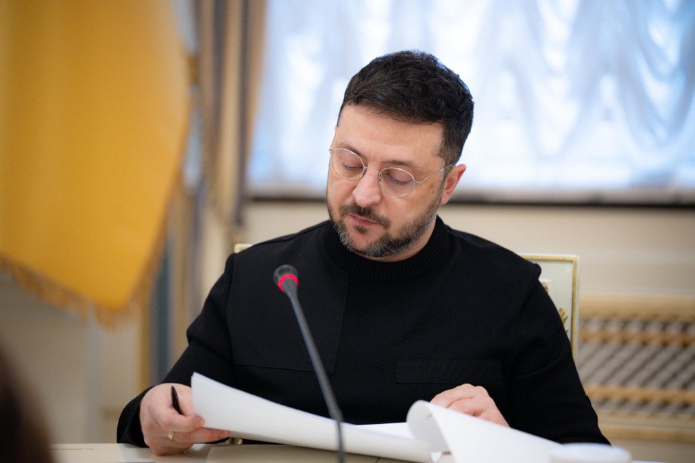 Ukrainian President Volodymyr Zelenskyy during a meeting with press on December 23, 2025. (Source: Office of the President)