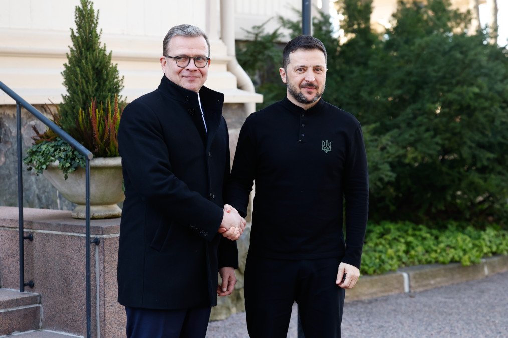 Ukraine Seeks to Scale Up Civilian Protection With Finland’s Support Finnish Prime Minister Petteri Orpo and Ukrainian President Volodymyr Zelenskyy. (Source: Getty Images)
