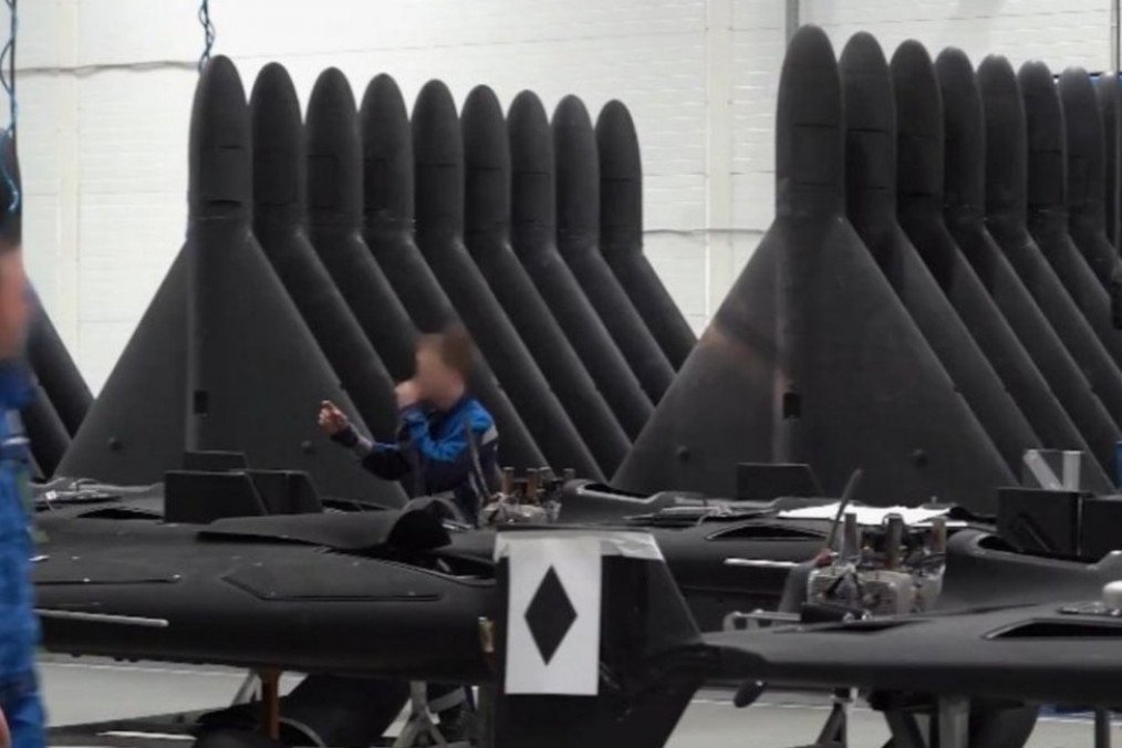 Production of the Russian Shahed drones. Production of the Russian Shahed drones.