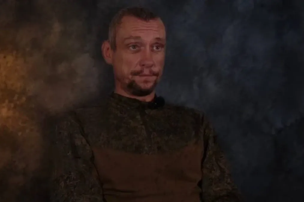 Russian prisoner of war Alexey Sarayev. (Source: 61st Separate Mechanized Steppe Brigade)