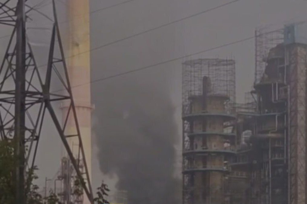 Bashneft-Ufa Oil Refinery in Ufa, Russia, after a Ukrainain drone strike, August 19, 2026.