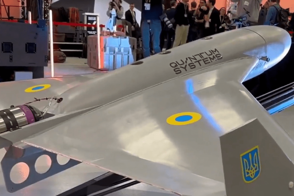 RAT jet target drone during the visit of the Ukrainian delegation to the Quantum Frontline Industries, Germany, February 13, 2026. (Source: Ukrinform)