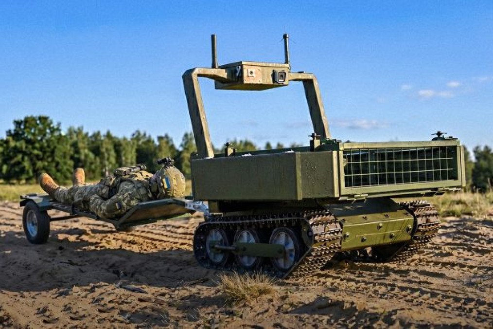 Vepr unmanned ground vehicle. (Source: Ukraine’s Ministry of Defense)