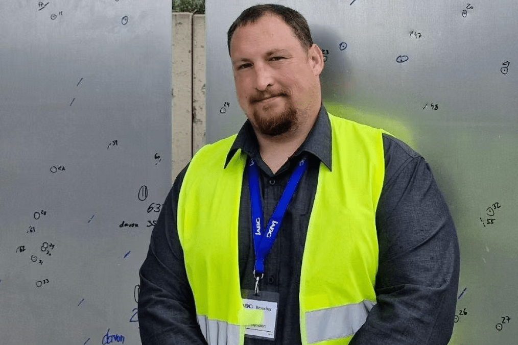 Stefan Thumann, the manager of German defense startup Donaustahl. (Source: Donaustahl)