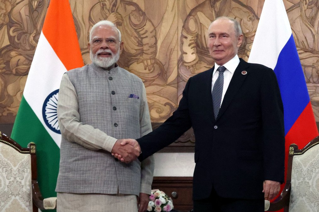 “Must Work to End Hostilities”: Modi Urges Putin to End War Against Ukraine Indian Prime Minister Narendra Modi with Russian leader Vladimir Putin during the Shanghai Cooperation Organization Summit on August 31, 2026 in Bishkek, Kyrgyzstan. (Source: Getty Images)