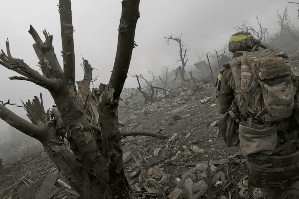 Still from the documentary “2000 Meters to Andriivka” by Mstyslav Chernov. (Source: YouTube)