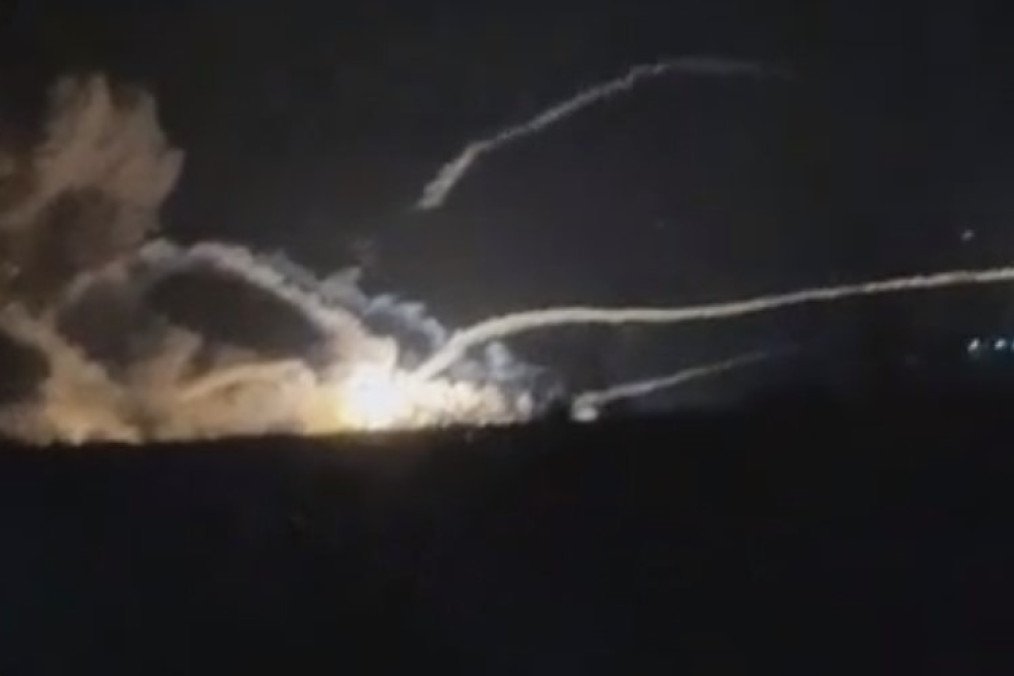 Explosion at a storage site containing air defense missiles at a former dynamite warehouse in the temporarily occupied city of Dovzhansk, Luhansk region, on March 5, 2026. (Source: Supernova+) Explosion at a storage site containing air defense missiles at a former dynamite warehouse in the temporarily occupied city of Dovzhansk, Luhansk region, on March 5, 2026. (Source: Supernova+)