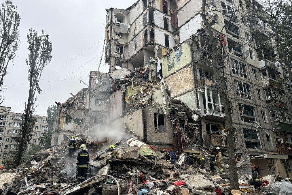 15 Dead, Including Child, After Russia’s Overnight Massive Attack on Kyiv, Ukraine 15 Dead, Including Child, After Russia’s Overnight Massive Attack on Kyiv, Ukraine