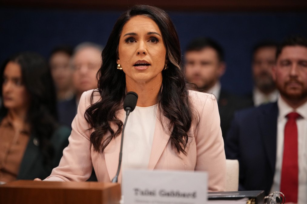 US Director of National Intelligence Tulsi Gabbard testifies before the House Intelligence Committee during a hearing on global security threats in Washington, DC, March 19, 2026. (Source: Getty Images) US Director of National Intelligence Tulsi Gabbard testifies before the House Intelligence Committee during a hearing on global security threats in Washington, DC, March 19, 2026. (Source: Getty Images)