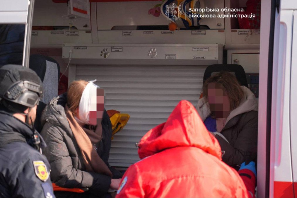 Two injured women receive emergency treatment inside an ambulance after the Russian strike on a maternity hospital in Zaporizhzhia on February 1, 2026. (Photo: Zaporizhzhia Regional Military Administration) Two injured women receive emergency treatment inside an ambulance after the Russian strike on a maternity hospital in Zaporizhzhia on February 1, 2026. (Photo: Zaporizhzhia Regional Military Administration)
