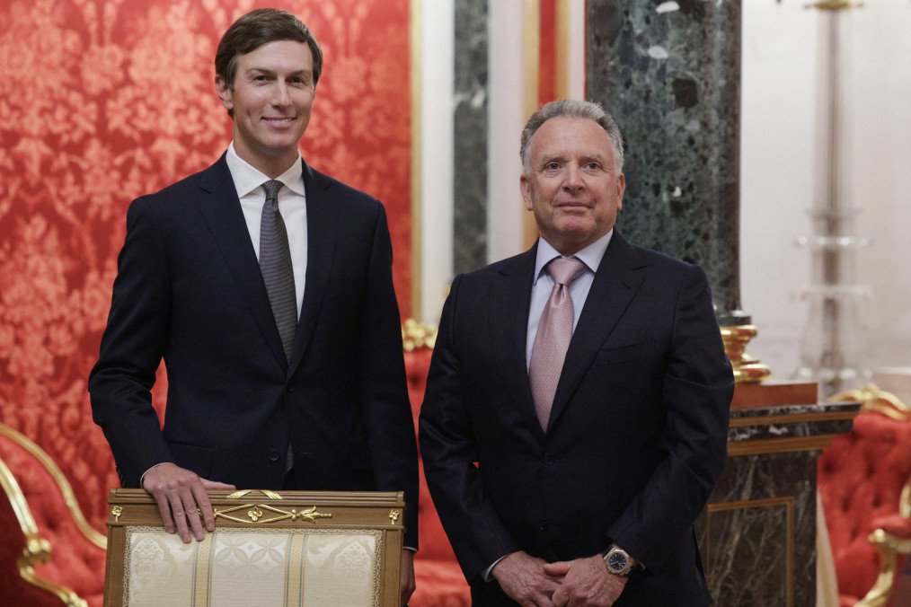 US Special Envoys Jared Kushner and Steve Witkoff. (Source: Getty Images)