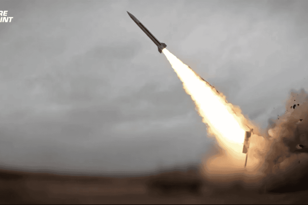 Illustrative image. Test launch of the Ukrainian FP-7 missile.