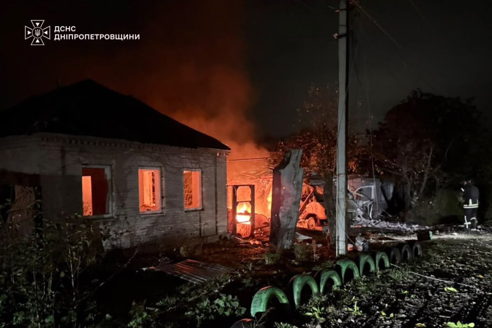 The aftermath of a Russian drone attack on Dnipro, Ukraine. (Source: State Emergency Service)