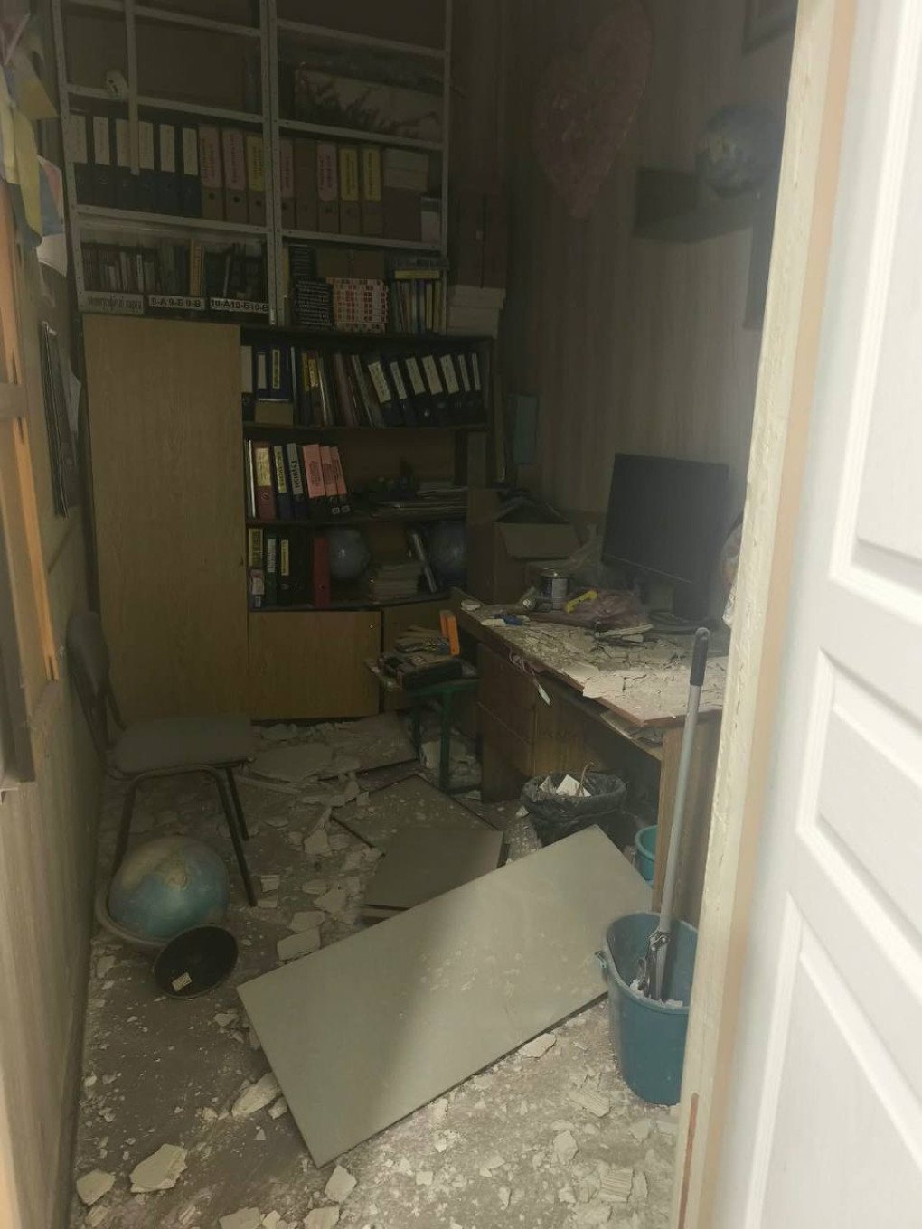 A damaged room at an educational institution in Odesa following a Russian aerial attack. (Source: Odesa City Military Administration) A damaged room at an educational institution in Odesa following a Russian aerial attack. (Source: Odesa City Military Administration)
