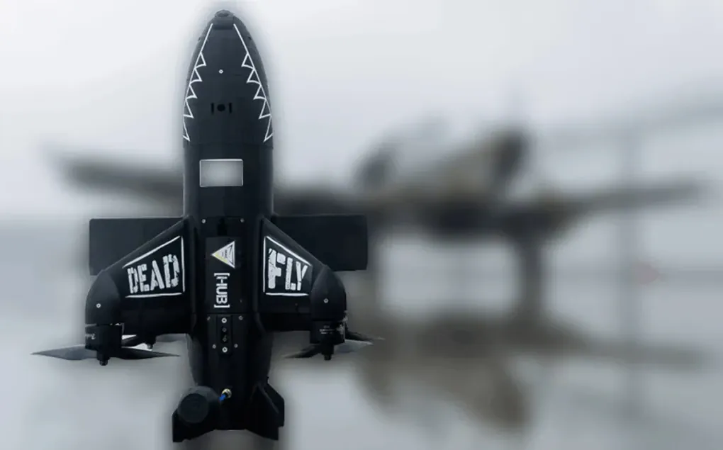MAC Dead Fly interceptor drones carried by the Katran X1.2 unmanned naval drone. (Source: MAC HUB) MAC Dead Fly interceptor drones carried by the Katran X1.2 unmanned naval drone.
