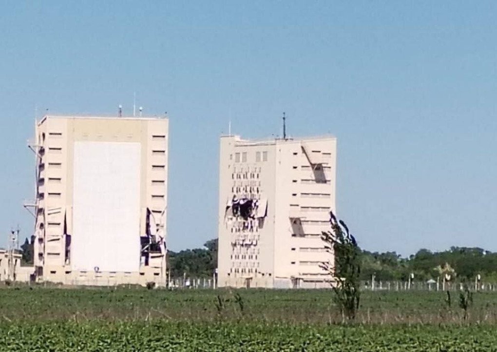 Damaged Russian Voronezh-DM early-warning radar in the Krasnodar Krai, 2024. (Photo: open source) Damaged Russian Voronezh-DM early-warning radar in the Krasnodar Krai, 2024.