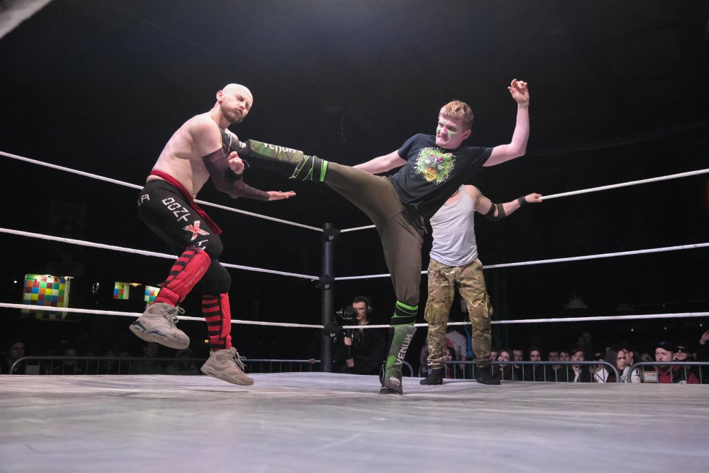  Russell Cross and Toxic Nick. Photo: Daniel Kosoy