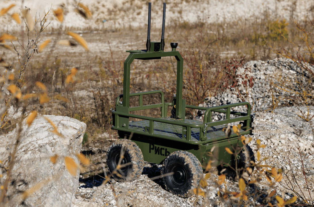 The “Lynx Pro” unmanned ground vehicle (UGV). (Source: Roboneers)