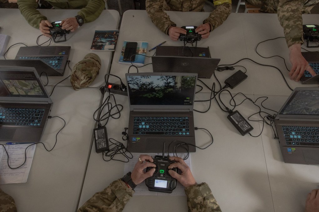 Ukrainian servicemen of Air Assault Forces practice drone simulations, in a training center, at an undisclosed location on March 27, 2026, amid the Russian invasion of Ukraine. (Photo by Roman Pilipey via Getty Images) Ukrainian servicemen of Air Assault Forces practice drone simulations, in a training center, at an undisclosed location on March 27, 2026, amid the Russian invasion of Ukraine. (Photo by Roman Pilipey via Getty Images)