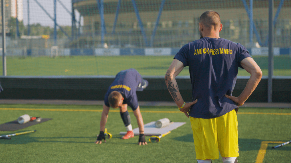 «Nezlamni» es el primer club de Kharkiv que practica fútbol para amputados. (Foto: UNITED24 Media)