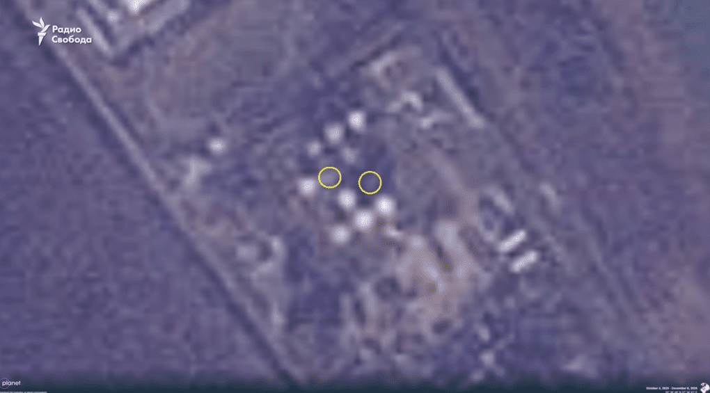 Satellite imagery confirms the destruction of fuel tanks at Russia’s Livny oil depot in the Oryol region following a Ukrainian drone strike on December 2. (Source: Radio Svoboda) Satellite imagery confirms the destruction of fuel tanks at Russia’s Livny oil depot in the Oryol region following a Ukrainian drone strike on December 2. (Source: Radio Svoboda)