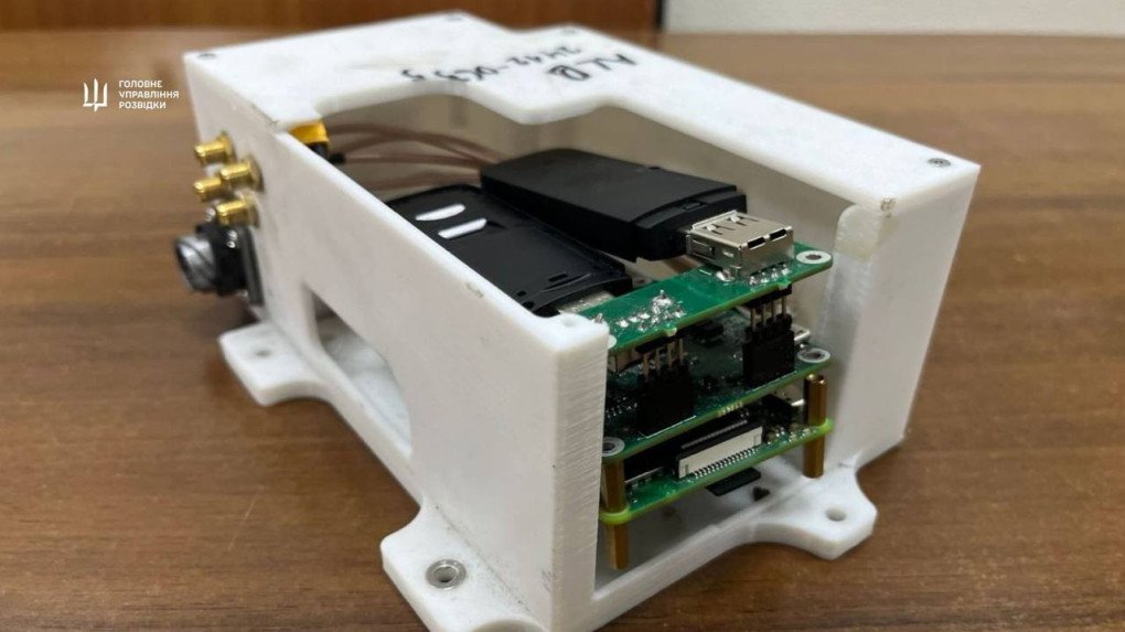 Raspberry Pi single-board computer found in a Russian attack drone. (Source: HUR)