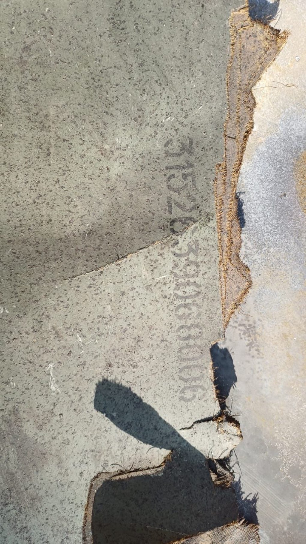 Las marcas identifican los restos como un misil ruso X-101 fabricado a finales de 2025. (Fuente: Fuerza Aérea de las Fuerzas Armadas de Ucrania)