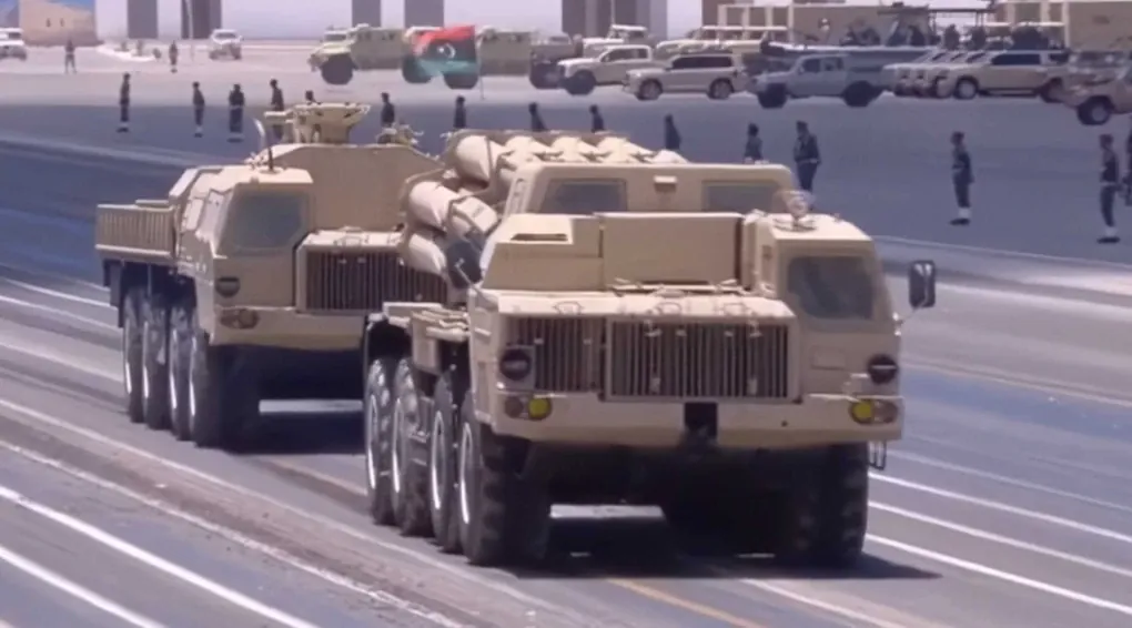 Two Russian BM-30 Smerch 300mm MLRS during a parade in Benghazi on May 26, 2025, in Benghazi, Lybia. (Photo: open sources) Two Russian BM-30 Smerch 300mm MLRS during a parade in Benghazi on May 26, 2025, in Benghazi, Lybia. (Photo: open sources)