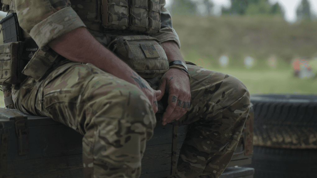 “Solo” serves in the infantry with Ukraine’s International Legion. Photo: UNITED24 Media