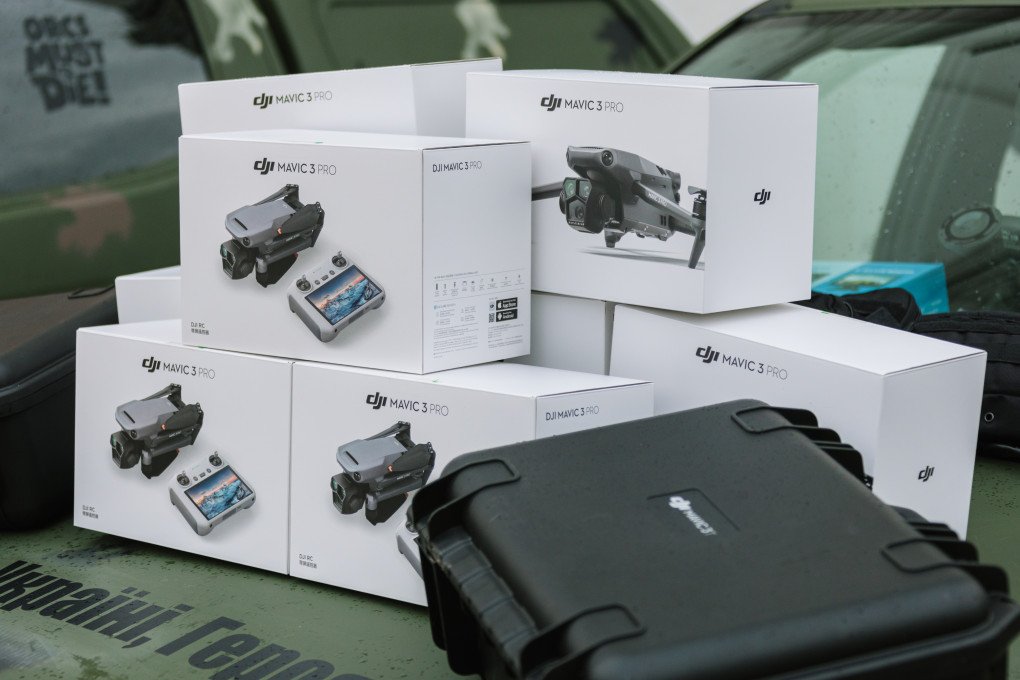 Boxes of DJI Mavic 3 Pros funded through NAFO campaigns ready to be handed over to Ukrainian operators. Source: 69th Sniffing Brigade. Boxes of DJI Mavic 3 Pros funded through NAFO campaigns ready to be handed over to Ukrainian operators. Source: 69th Sniffing Brigade.