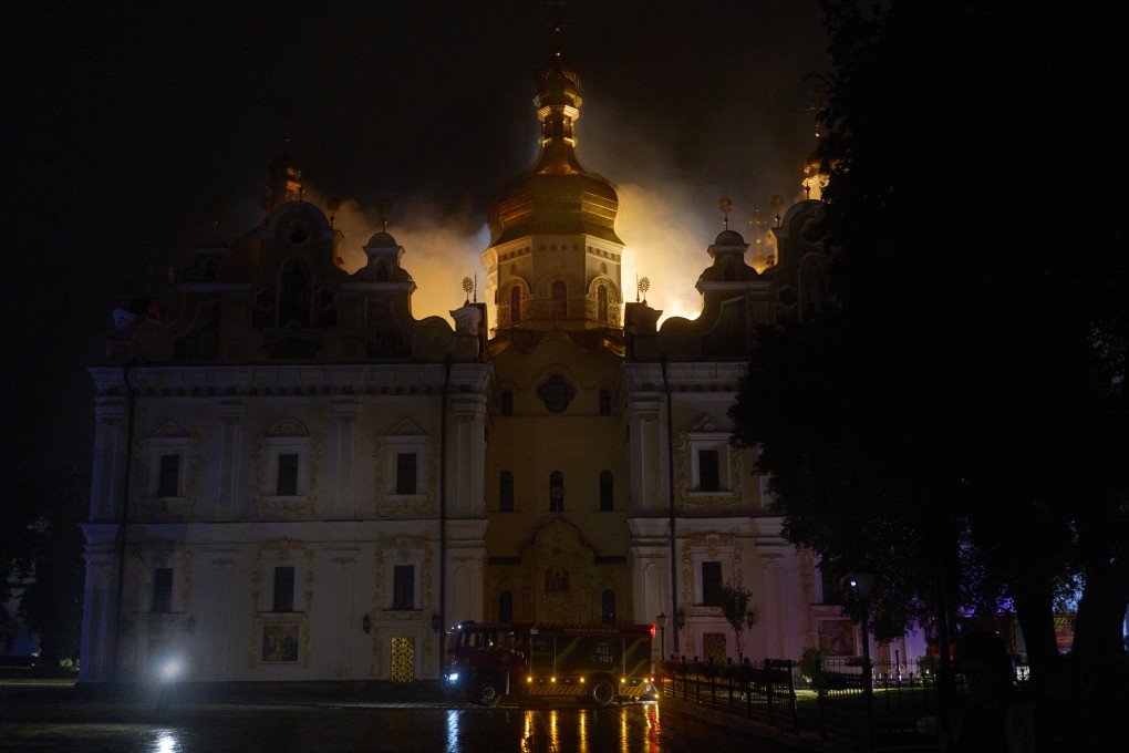 The aftermath of Russian attack on Kyiv Pechersk Lavra on June 15, 2026. (Source: Joshua Olley/UNITED24 Media) The aftermath of Russian attack on Kyiv Pechersk Lavra on June 15, 2026. (Source: Joshua Olley/UNITED24 Media)