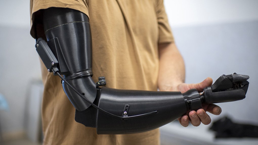 A 3D-printed prosthetic arm from the Victoria Hand Project, printed on Original Prusa XL printers. (Source: PRUSA Research via Victoria Hand Project) A 3D-printed prosthetic arm from the Victoria Hand Project, printed on Original Prusa XL printers. (Source: PRUSA Research via Victoria Hand Project)