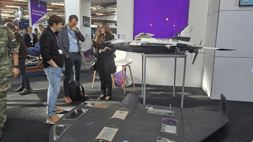 NAKO shows Shahed drones with Western components at an exhibition in Netherlands NAKO shows Shahed drones with Western components at an exhibition in Netherlands