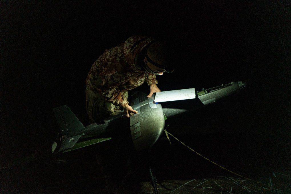 Operators of the Ronin Unmanned Systems Battalion, belonging to Ukraine's 65th Separate Mechanized Brigade, prepare and launch Hornet strike drones during a night operation in Zaporizhzhia Oblast, Ukraine, on September 23, 2026. (Photo by Carlo Bravo via Getty Images) Operators of the Ronin Unmanned Systems Battalion, belonging to Ukraine's 65th Separate Mechanized Brigade, prepare and launch Hornet strike drones during a night operation in Zaporizhzhia Oblast, Ukraine, on September 23, 2026. (Photo by Carlo Bravo via Getty Images)