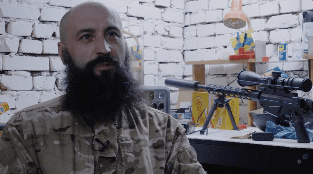 Yurii, a civilian gourmet chef and former army sniper who returned to the frontline with the 206th Battalion, is among the documentary's fallen defenders. (Photo: Xackery Irving) 