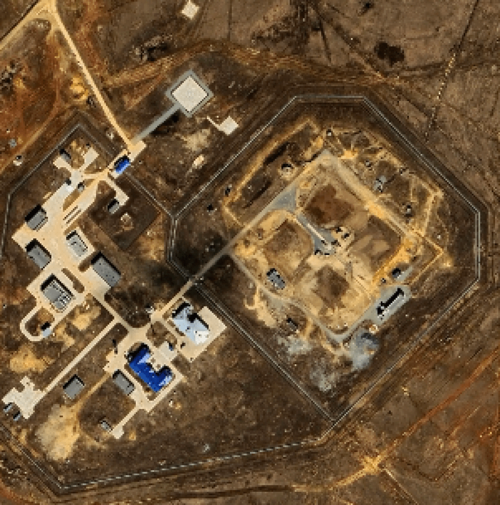 Base del 621.º Regimiento de Misiles ruso en 2009. (Fuente: Danwatch)