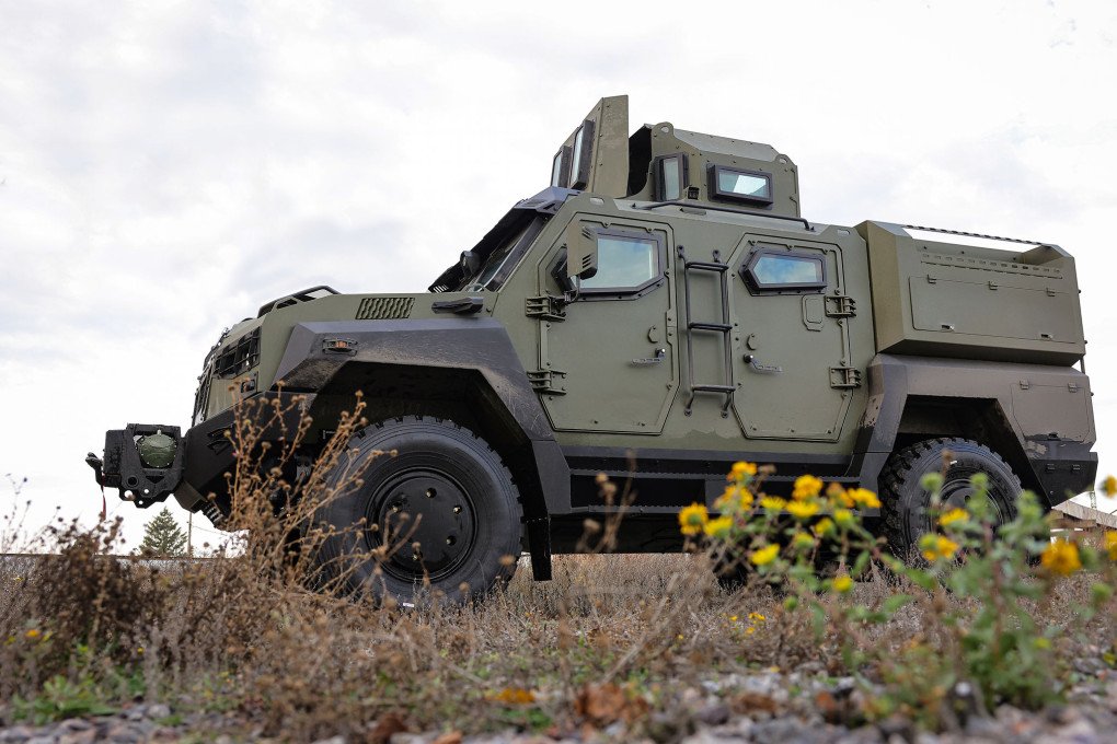 The GYURZA-03 features a separate cargo bay for safe ammunition transport. (Source: UKR ARMO TECH) The GYURZA-03 features a separate cargo bay for safe ammunition transport. (Source: UKR ARMO TECH)